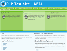 Tablet Screenshot of dlp-test.com